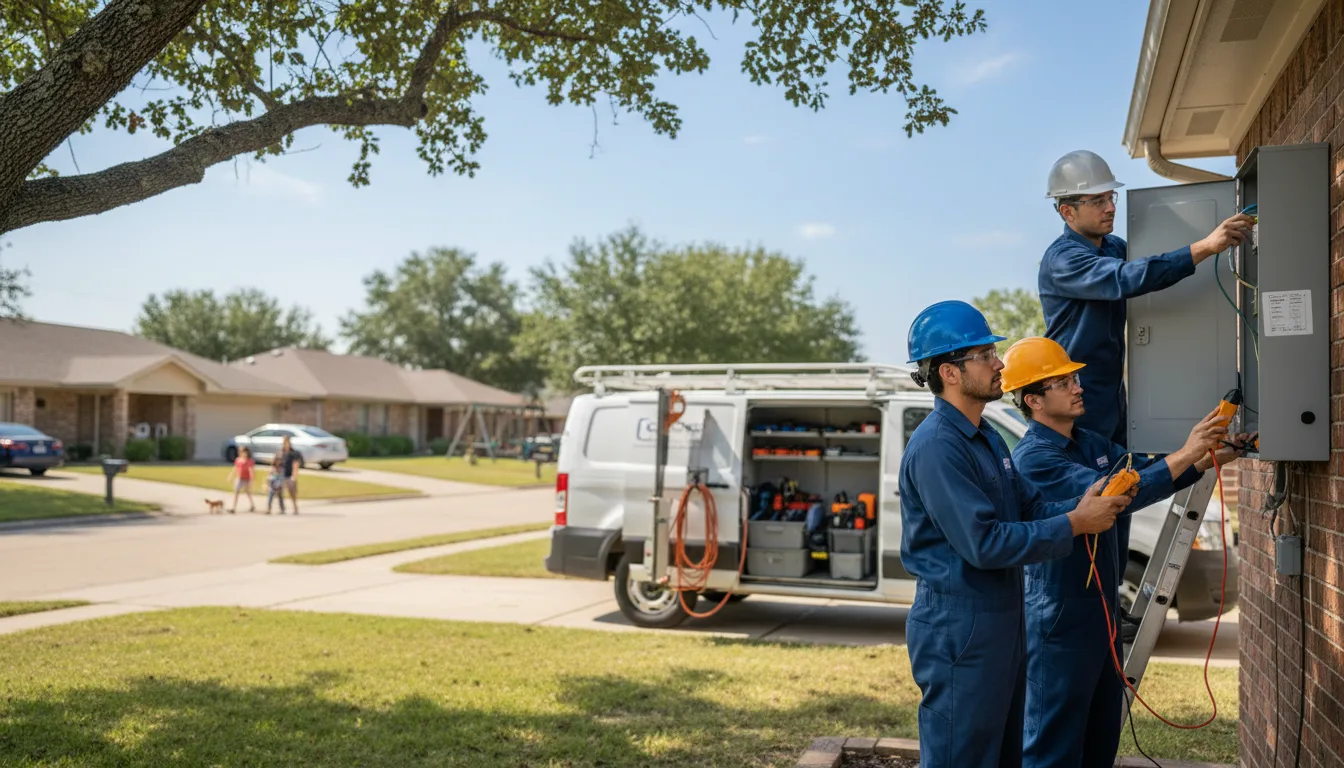 Certified electrician providing emergency electrical services in Burket, IN